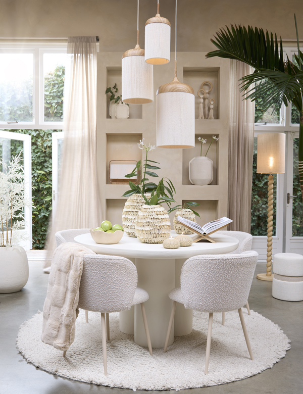 Light & Living Vloerlamp Ø30x138 cm NANNO hout mat naturel