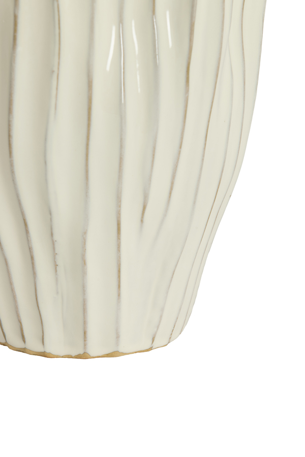 Light & Living Vaas deco Ø26x40 cm VECHHIA keramiek crème