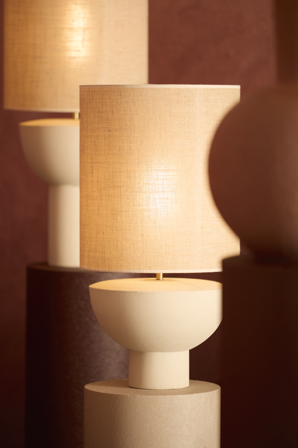 Light & Living Lampvoet Ø31x25 cm ISMARA mat crème
