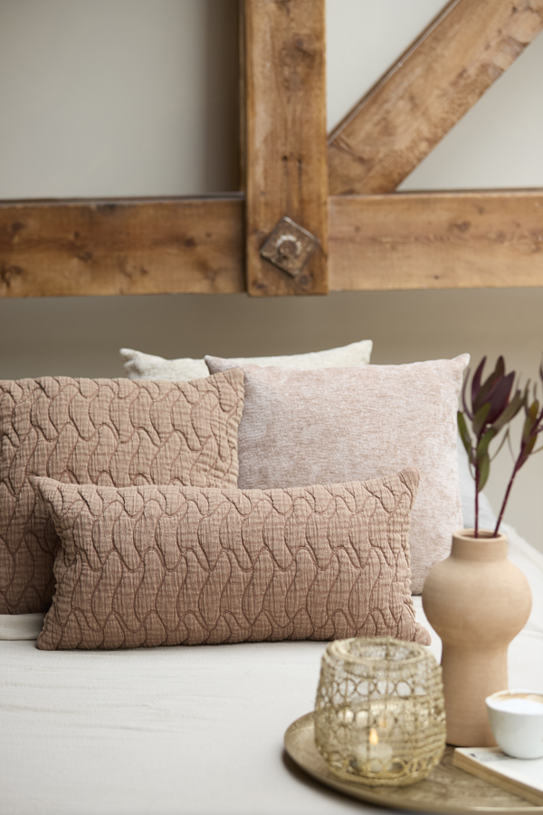 Light & Living Kussen 45x45 cm OSTUNI licht roze