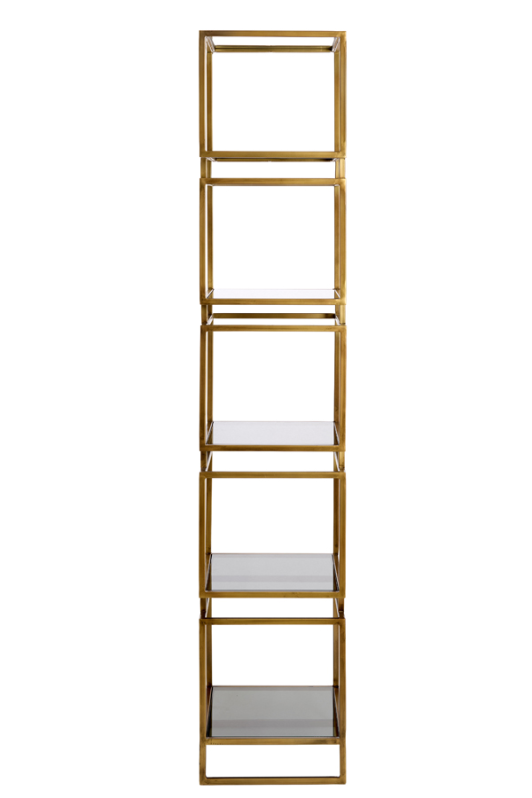Light & Living Kast 5L 45x35x180 cm LUCAMBO glas smoke+antiek brons