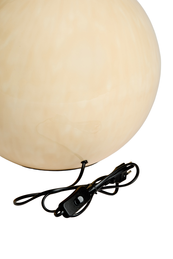 Light & Living Lampvoet Ø34,5x41,5 cm BENU glans licht roze-crème