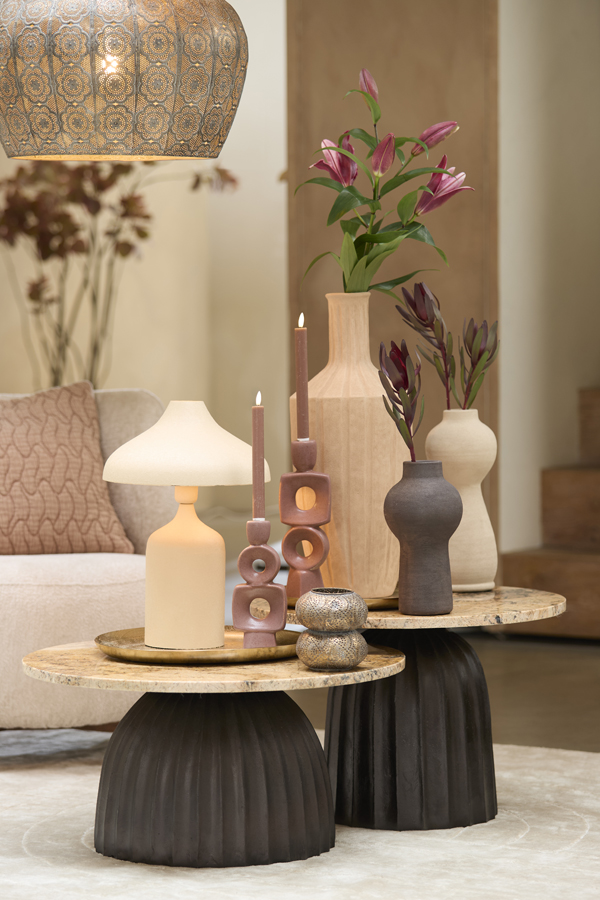 Light & Living Kandelaar 9,5x7x31 cm PICAR terra-bruin