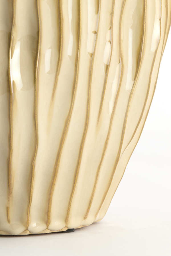 Light & Living Vaas deco 21x13x25 cm VECHHIA keramiek licht bruin
