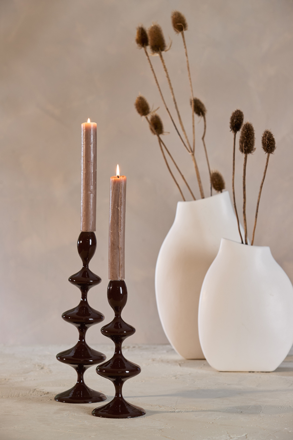 Light & Living Kandelaar Ø10,5x34,5 cm VIREEN donker bruin
