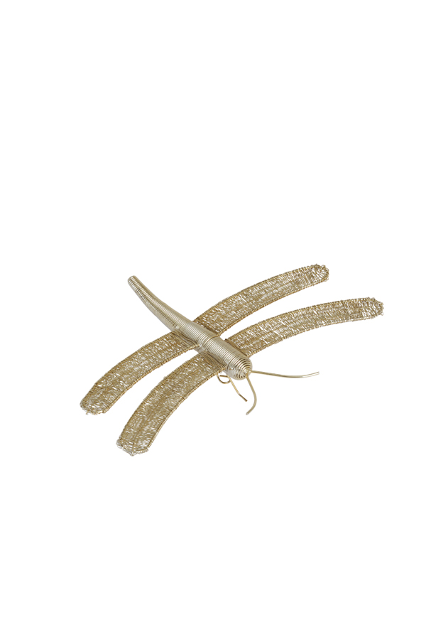 Light & Living Wandornament 36x25x9 cm DRAGONFLY goud