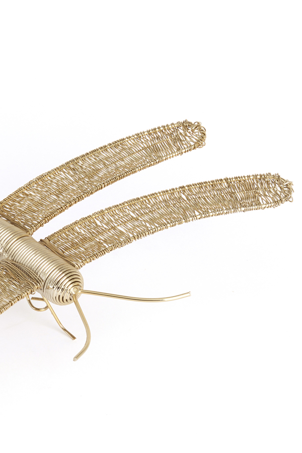 Light & Living Wandornament 36x25x9 cm DRAGONFLY goud