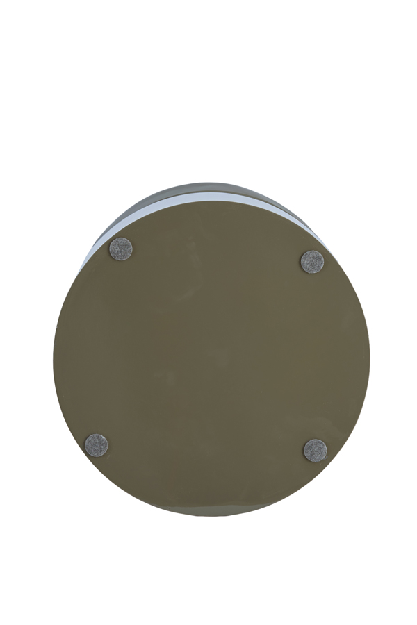 Light & Living Bijzettafel Ø39,5x50 cm DHOTI glans taupe
