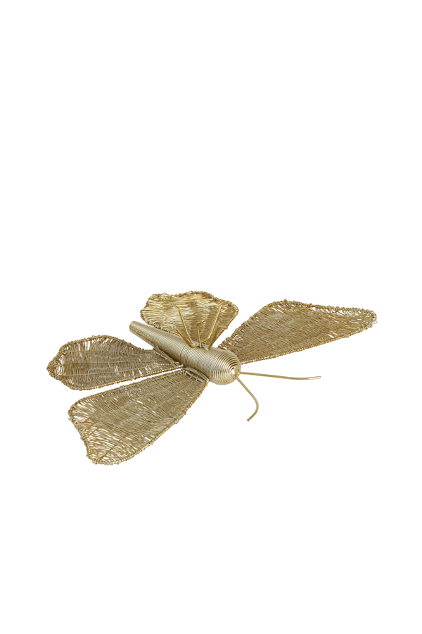 Light & Living Wandornament 40x25x8 cm BUTTERFLY goud