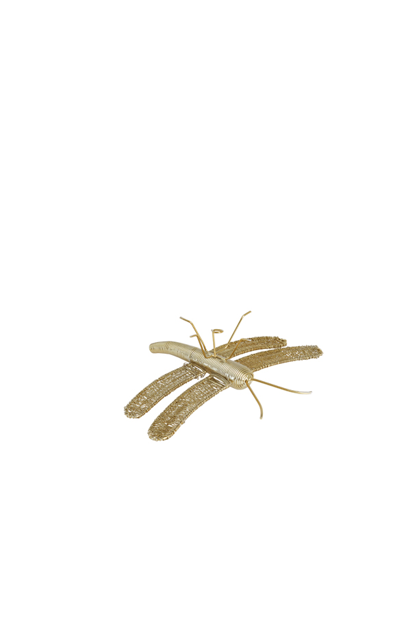 Light & Living Wandornament 25x22x7 cm DRAGONFLY goud
