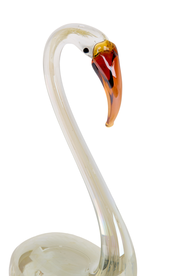 Light & Living Ornament 17x9,5x29 cm SWAN glas crème