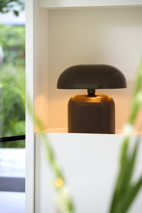 Light & Living Tafellamp 37x26x37 cm TODD glans donker bruin