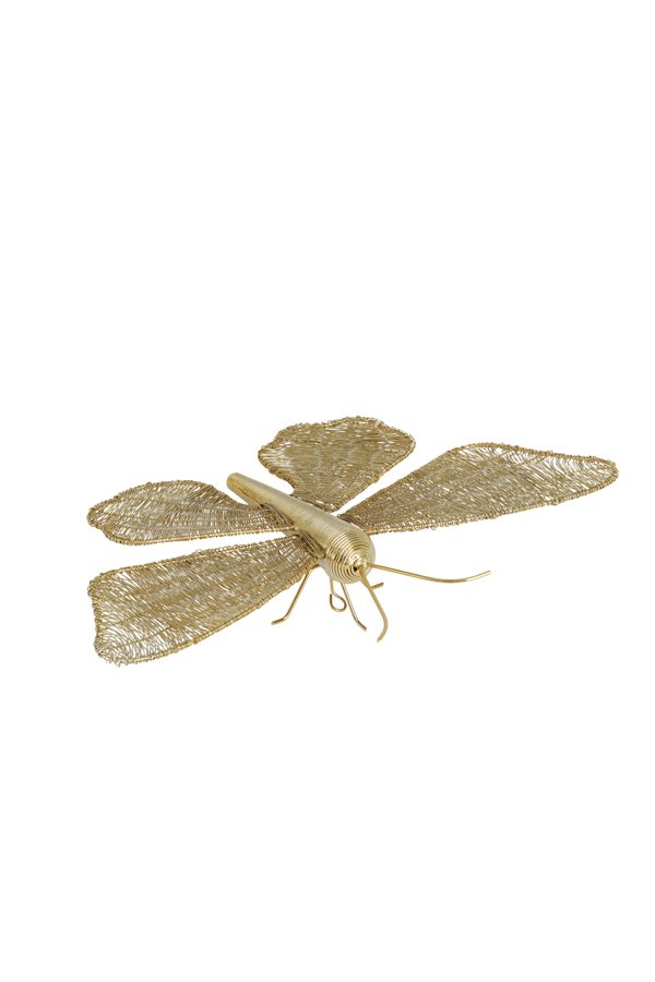 Light & Living Wandornament 40x25x8 cm BUTTERFLY goud