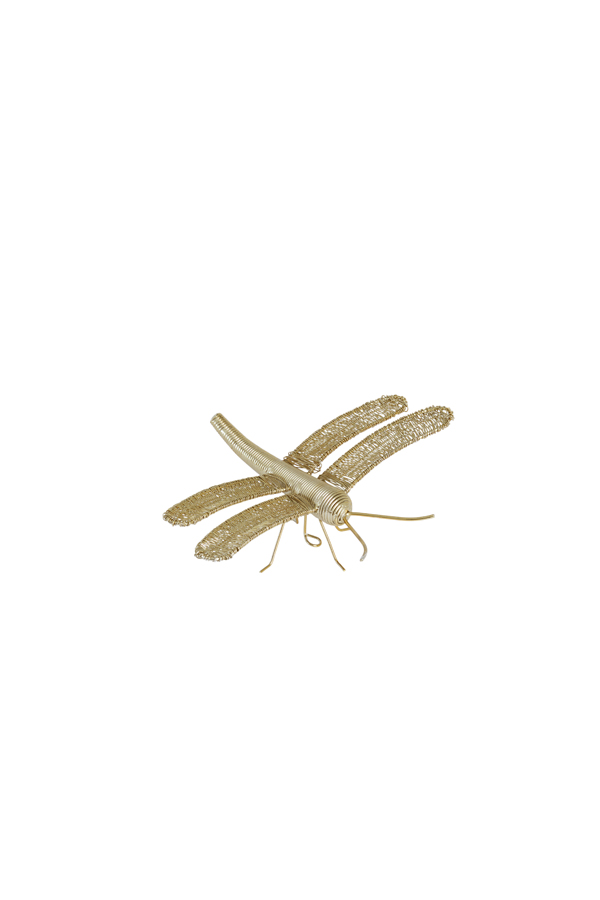 Light & Living Wandornament 25x22x7 cm DRAGONFLY goud