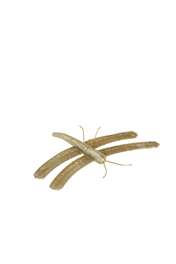 Light & Living Wandornament 36x25x9 cm DRAGONFLY goud