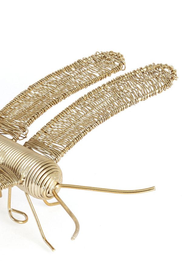 Light & Living Wandornament 25x22x7 cm DRAGONFLY goud
