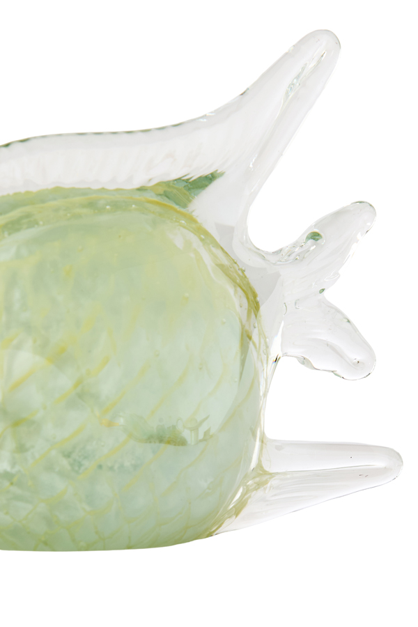 Light & Living Ornament 17x5x12,5 cm FISH glas crème