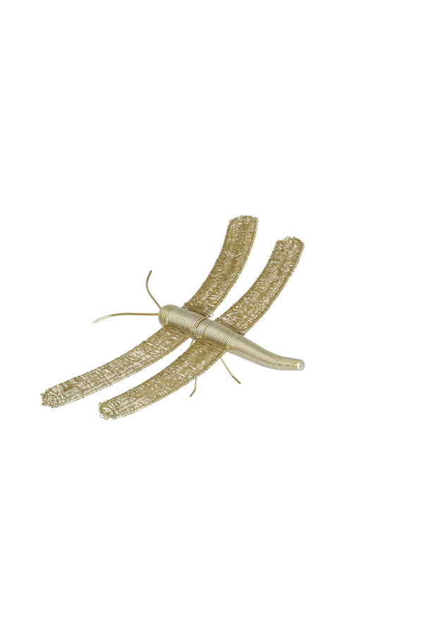 Light & Living Wandornament 36x25x9 cm DRAGONFLY goud