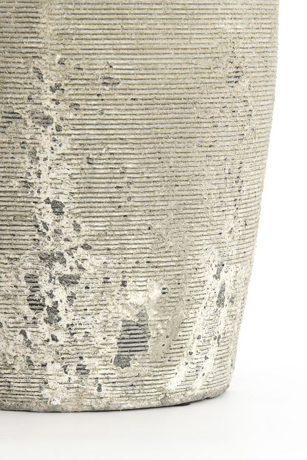 Light & Living Lampvoet Ø28x70 cm LUCENTE keramiek textuur grijs