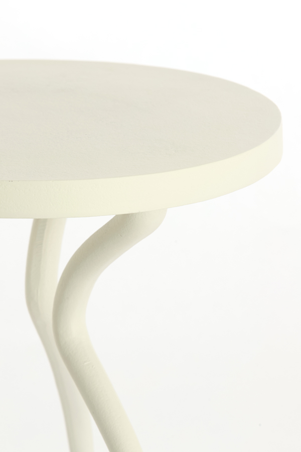 Light & Living Bijzettafel 40x39x48 cm BODIN crème