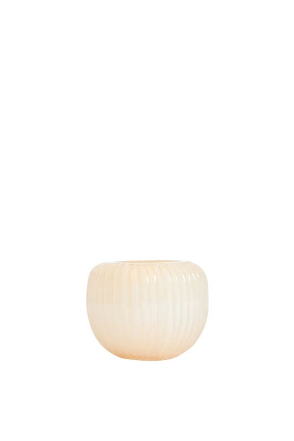 Light & Living Theelicht Ø11x9 cm OPALINE glas perzik
