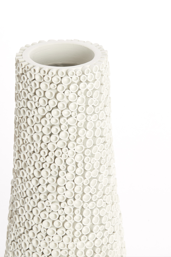 Light & Living Vaas deco Ø20,5x49 cm OLVERA crème