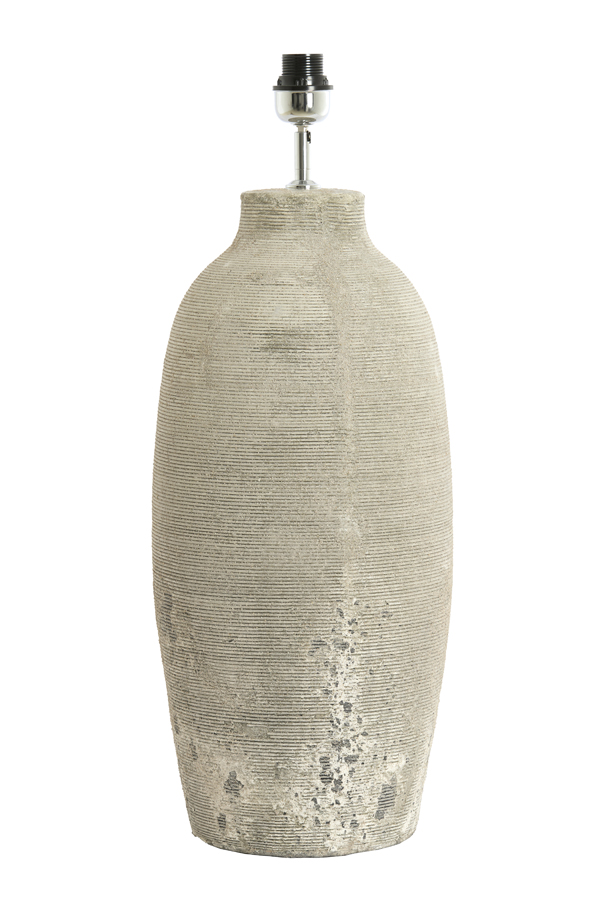 Light & Living Lampvoet Ø28x70 cm LUCENTE keramiek textuur grijs