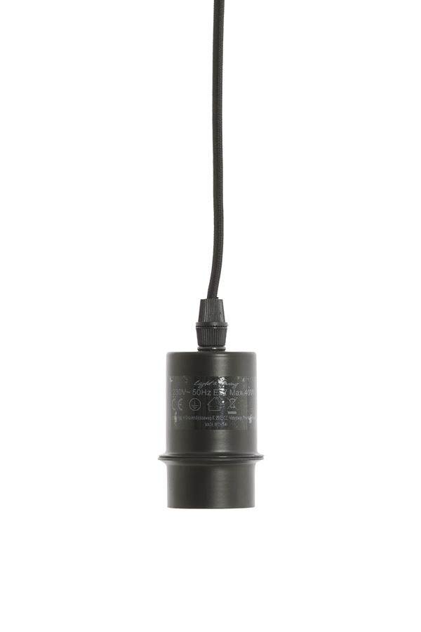 Light & Living Pendel met cup Ø5x7,5 cm CUPA mat zwart