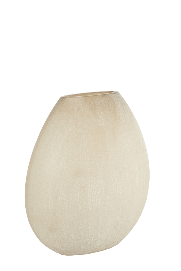 Light & Living Vaas 43x16x43 cm SANTINO glas mat licht bruin