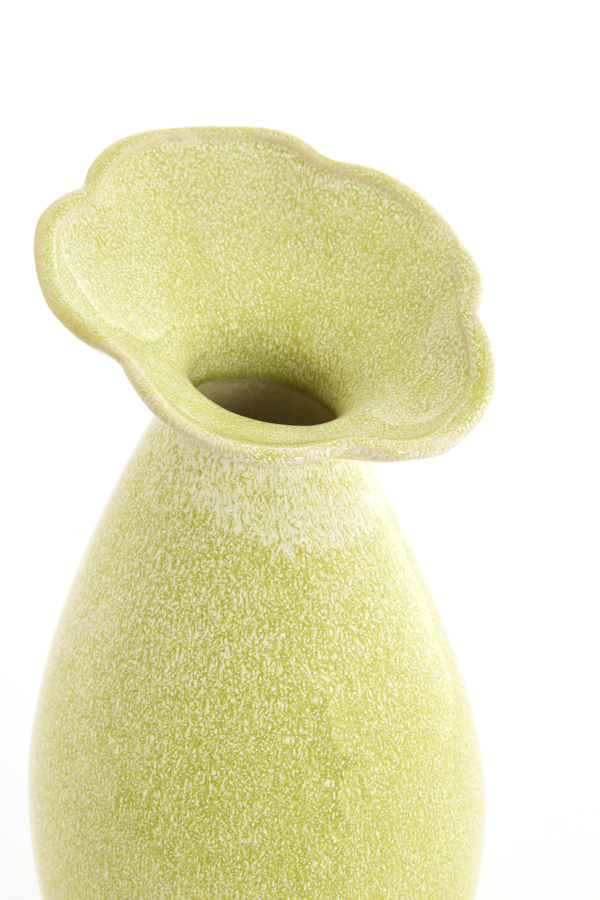 Light & Living Vaas deco Ø15,5x29 cm CULLA keramiek licht groen