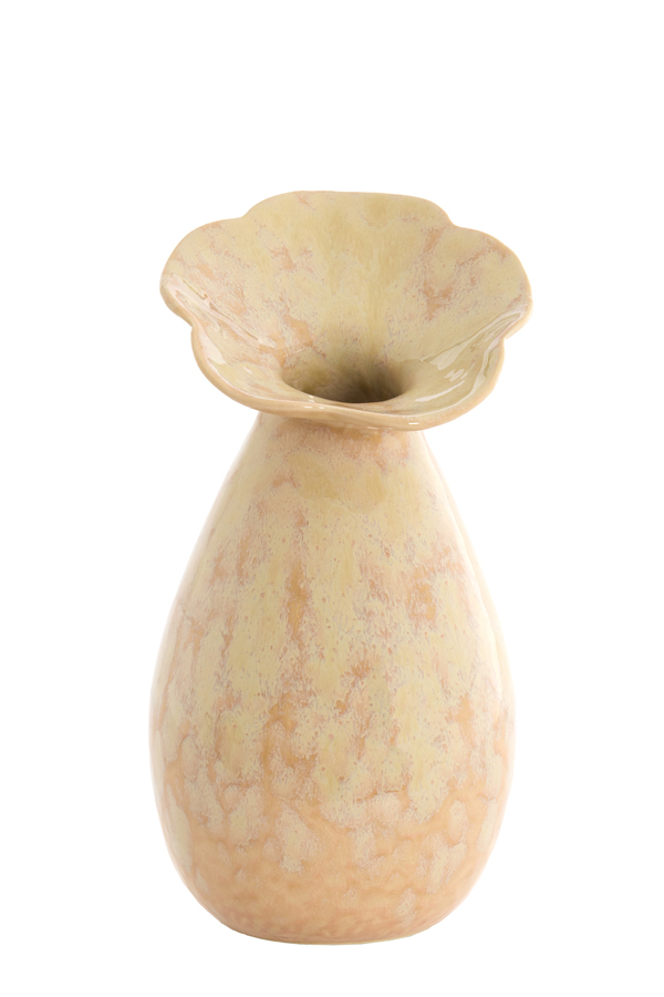 Light & Living Vaas deco Ø15,5x29 cm CULLA keramiek licht perzik
