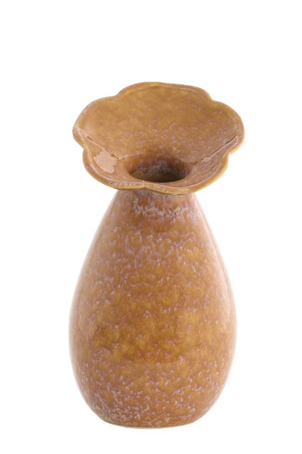 Light & Living Vaas deco Ø15,5x29 cm CULLA keramiek terra