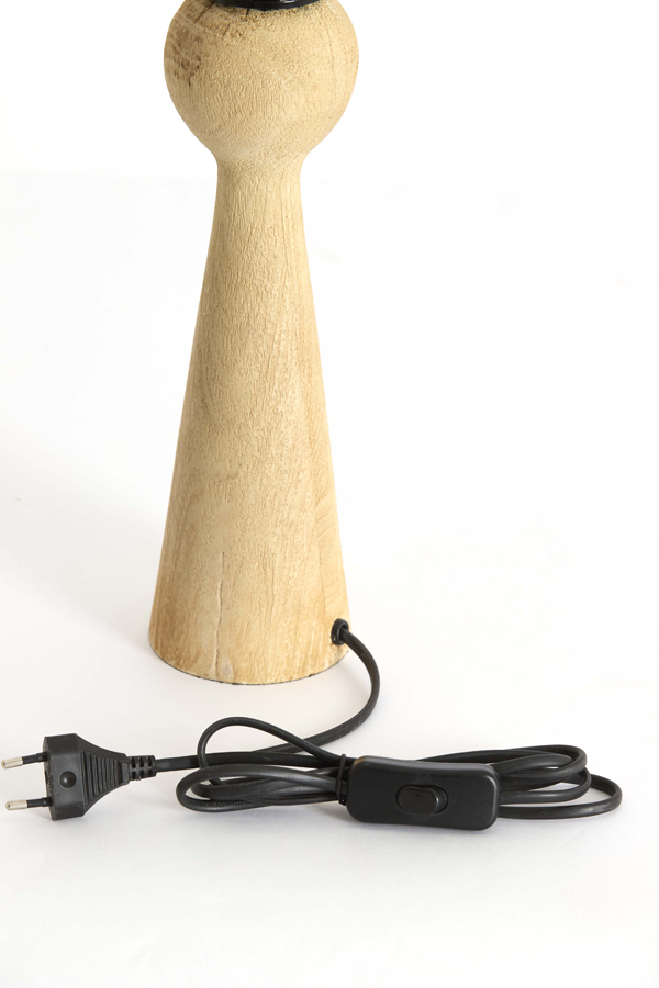 Light & Living Lampvoet Ø9x33 cm FESTINA hout mat naturel