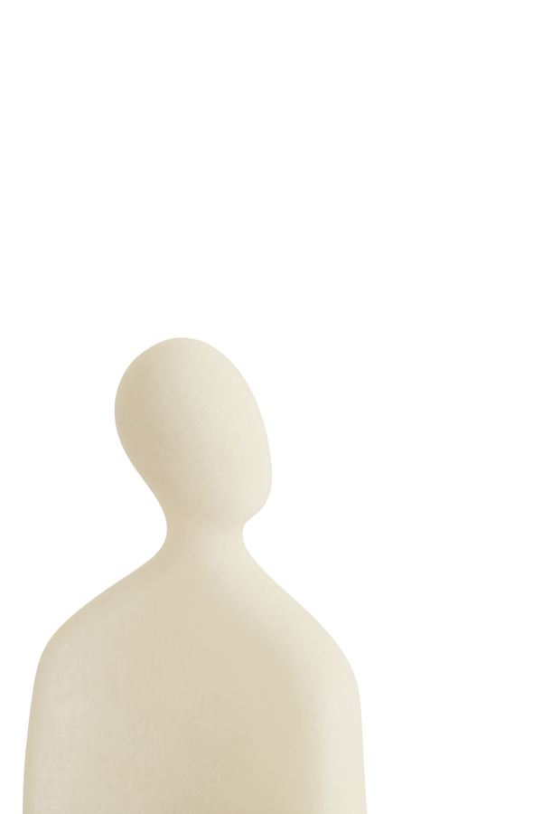 Light & Living Ornament 12x5,5x16 cm HEAD crème