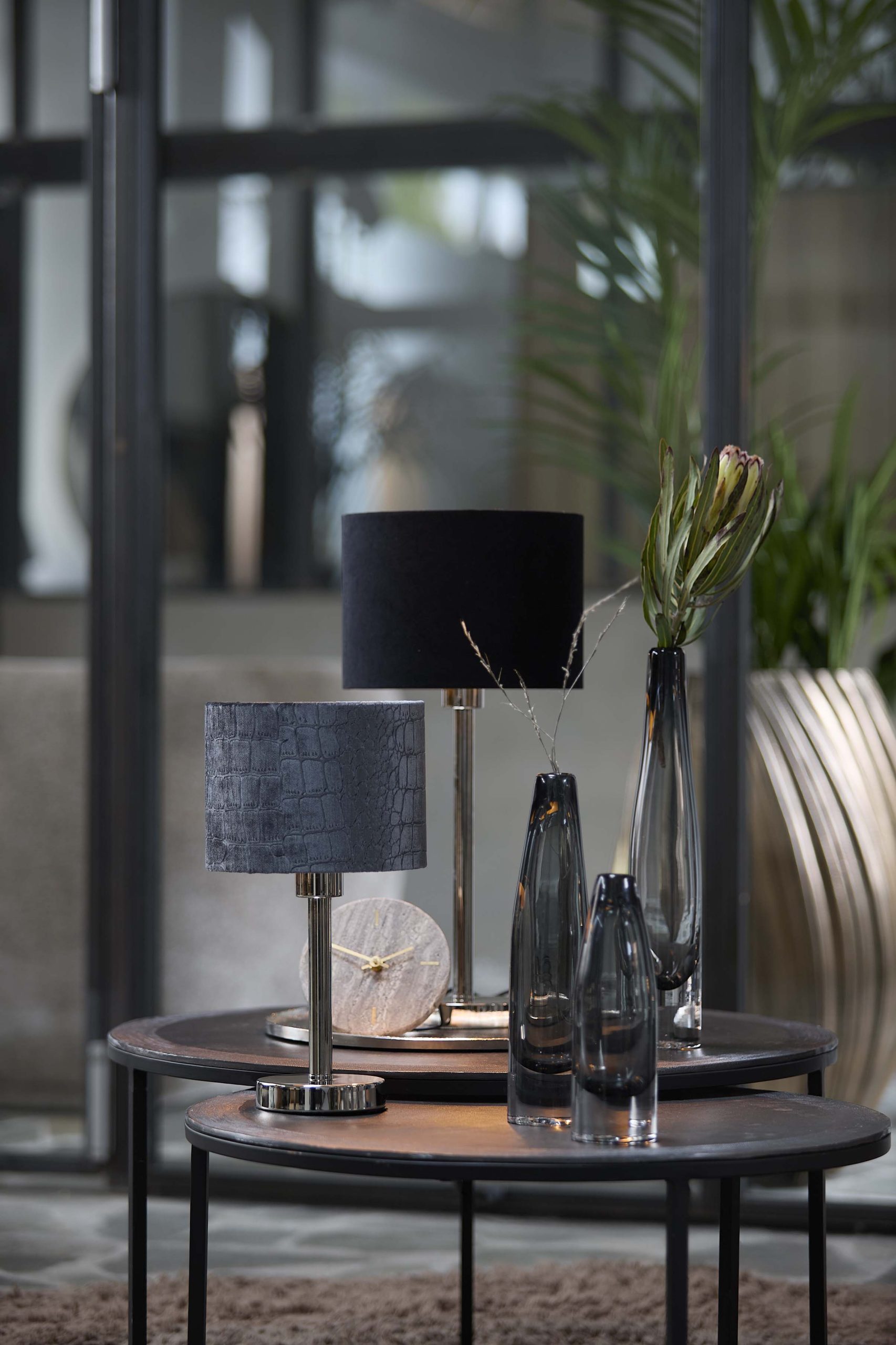 Light & Living Lampvoet Ø14x39,5 cm WASHINGTON nikkel