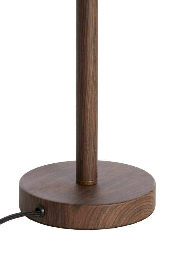Light & Living Lampvoet Ø14x39,5 cm WASHINGTON hout print donker bruin