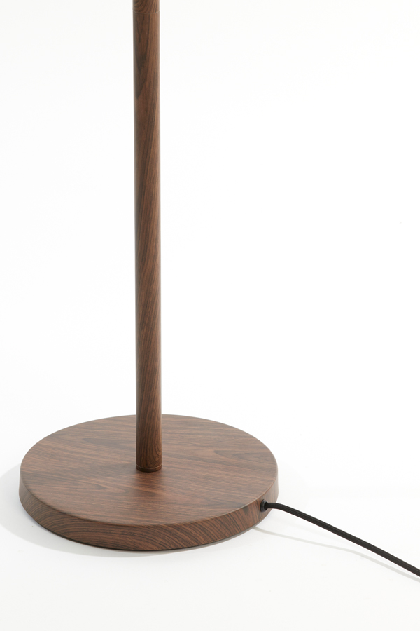 Light & Living Vloerlamp Ø25x148,5 cm WASHINGTON hout print donker bruin