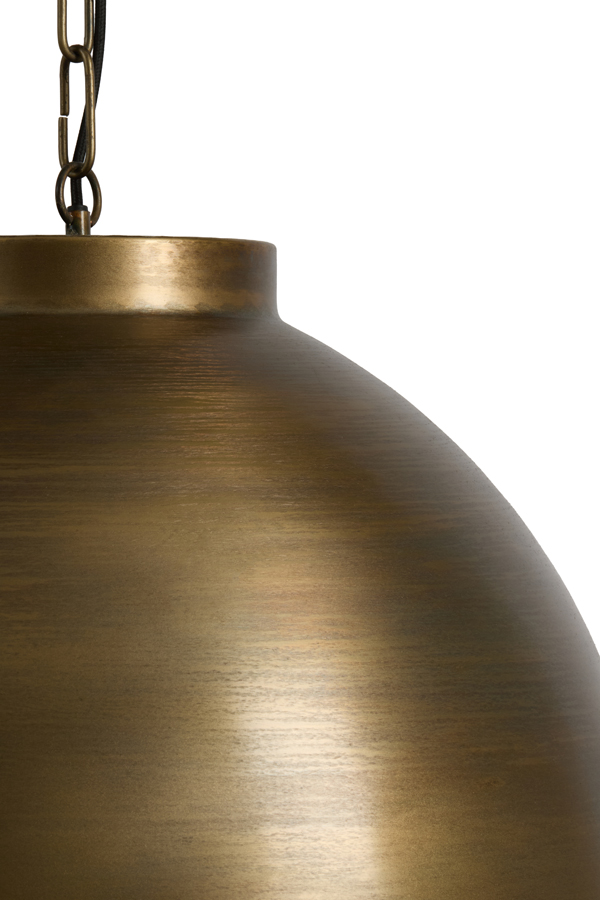Light & Living Hanglamp Ø60x42 cm KYLIE ruw oud brons