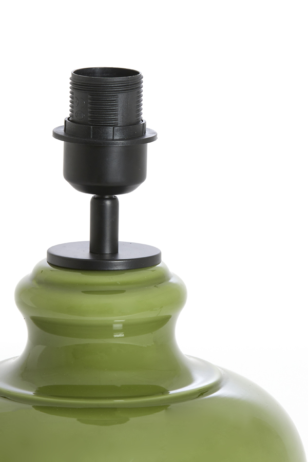 Light & Living Lampvoet Ø28,5x33 cm VERDE glas olijf groen
