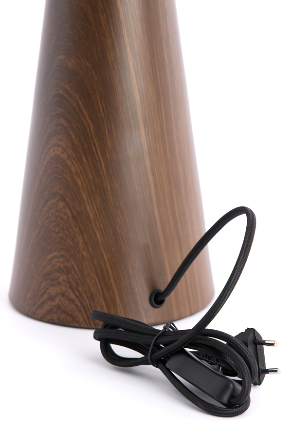 Light & Living Lampvoet Ø14x40 cm DINAN hout print donker bruin