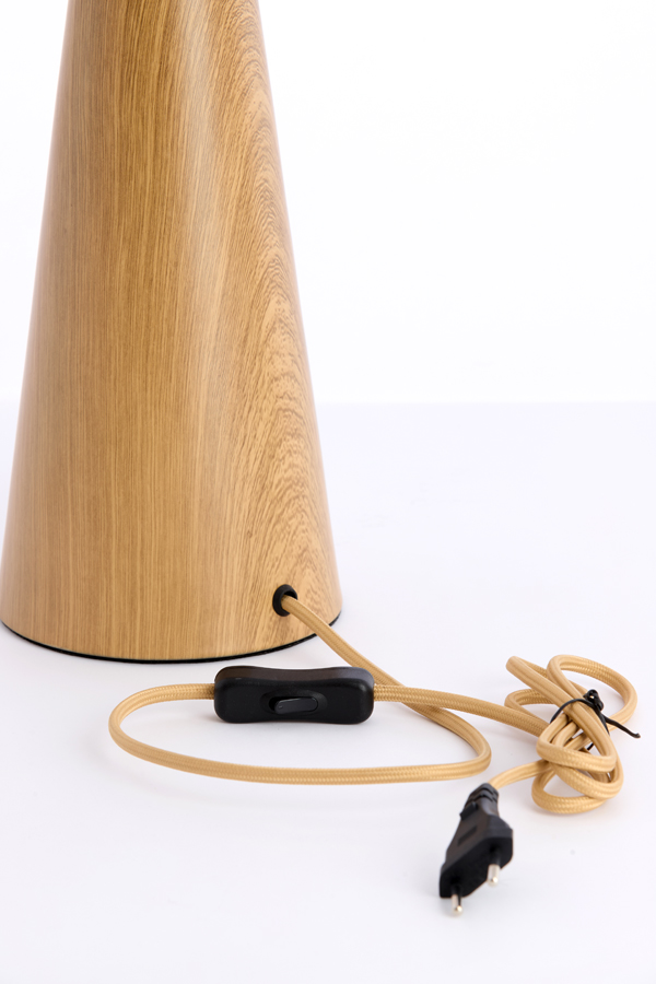 Light & Living Lampvoet Ø14x40 cm DINAN hout print naturel