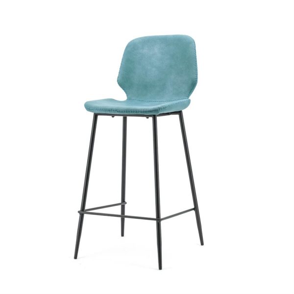 By-Boo Bar chair Seashell high - blue