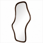 Nijwie MySons Wavy spiegel 160, Mango Brown Walnut - Woody Collection