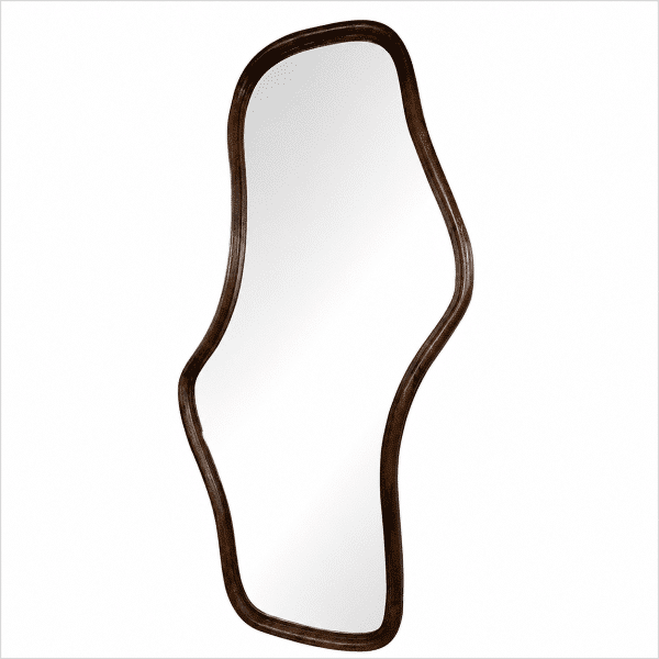 Nijwie MySons Wavy spiegel 160, Mango Brown Walnut - Woody Collection