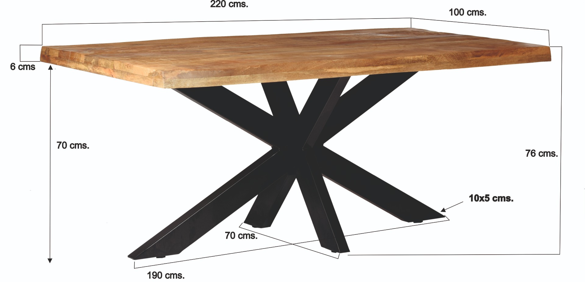 Livingfurn Sturdy Tree Top Spider 220 cm