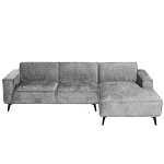 Tower Living Leeds 2 5-AL + Chaise R - Touch 27 Light grey
