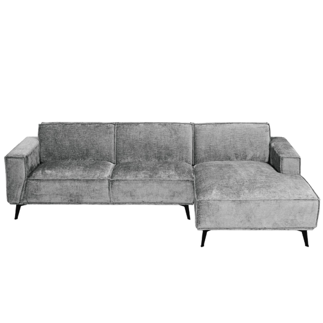 Tower Living Leeds 2 5-AL + Chaise R - Touch 27 Light grey