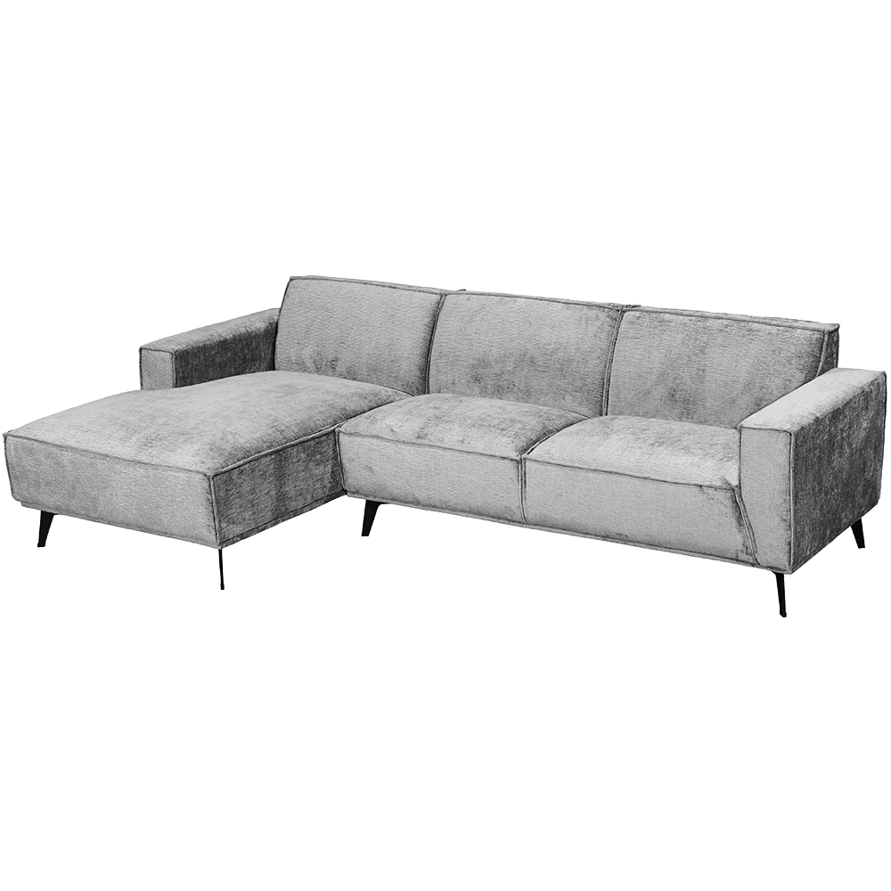 Tower Living Leeds Chaise L + 2 5-AR - Touch 27 Light grey