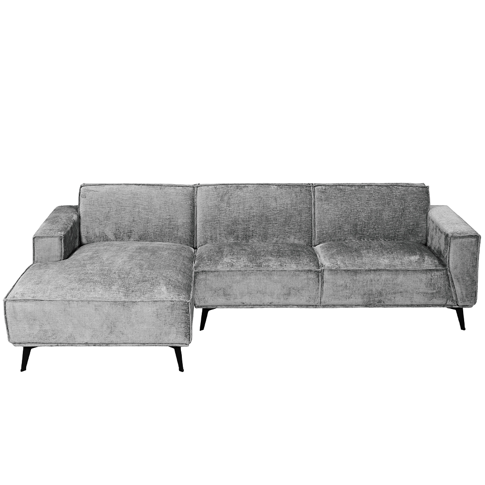 Tower Living Leeds Chaise L + 2 5-AR - Touch 27 Light grey