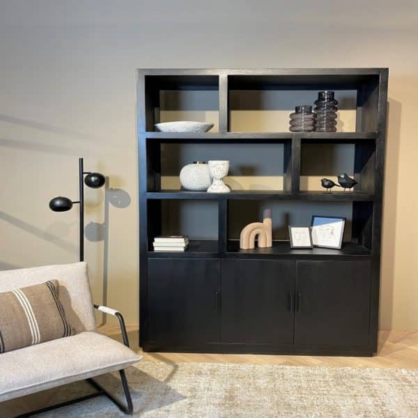 Livingfurn Jaxx Black 145cm